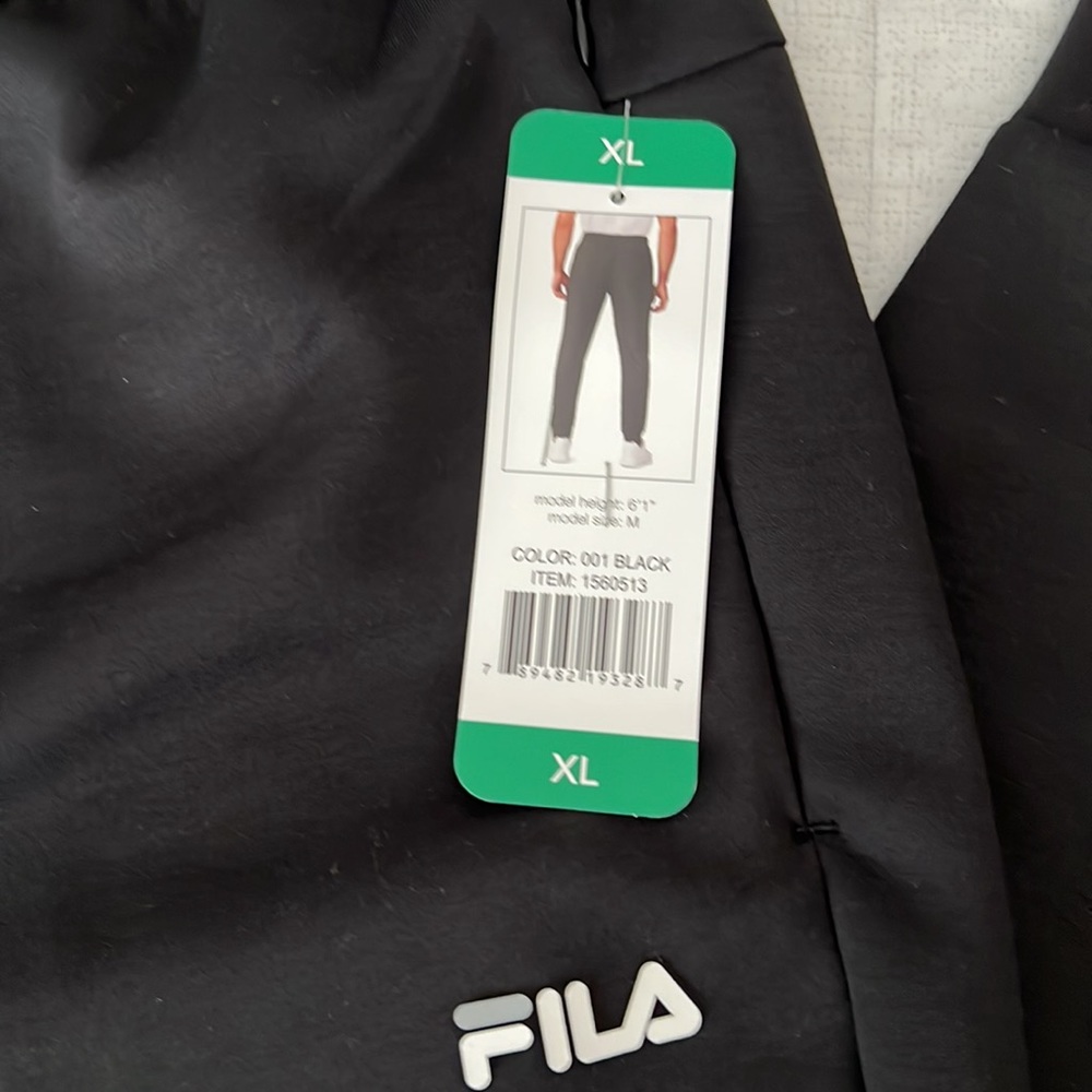 NWT (FILA ) men’s Joggers size XL - Picture 2 of 16